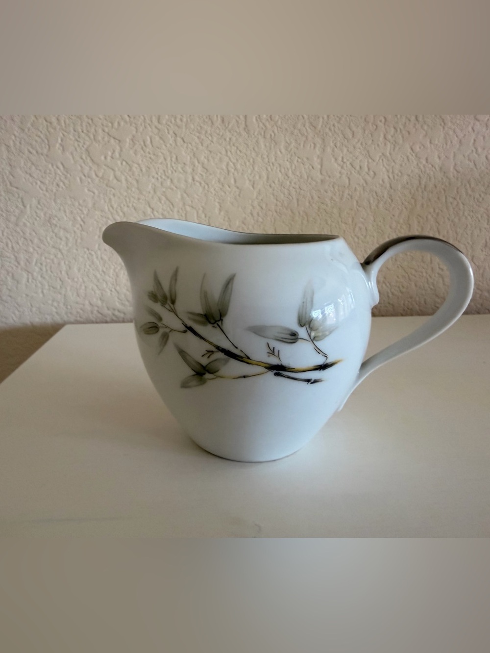 Vintage Seyei Fine China Bamboo Garden Creamer